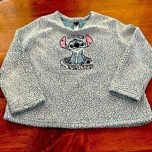 Disney “More Snacks” sweater sleepwear XL